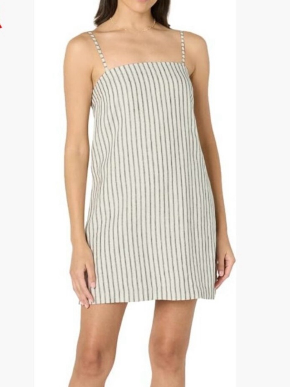 100% Linen The Drop Women's Seville Linen Mini dress 2XL